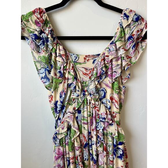 Hofmann Copenhagen Catharina Dress Tropical Floral, Vacation UK 34, US Sz 2 - Picture 4 of 10